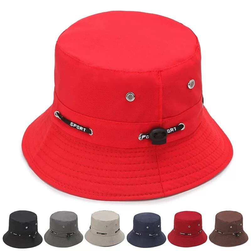 Chapéu de algodão puro quatro estações masculino dupla face usar chapéu balde de meia-idade idosos viagem ao ar livre Fe