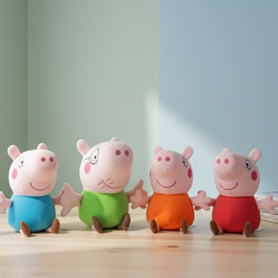 Brinquedo de Pelúcia 36 CM Peppa pig George kit ou individual porquinha rosa pronta entrega