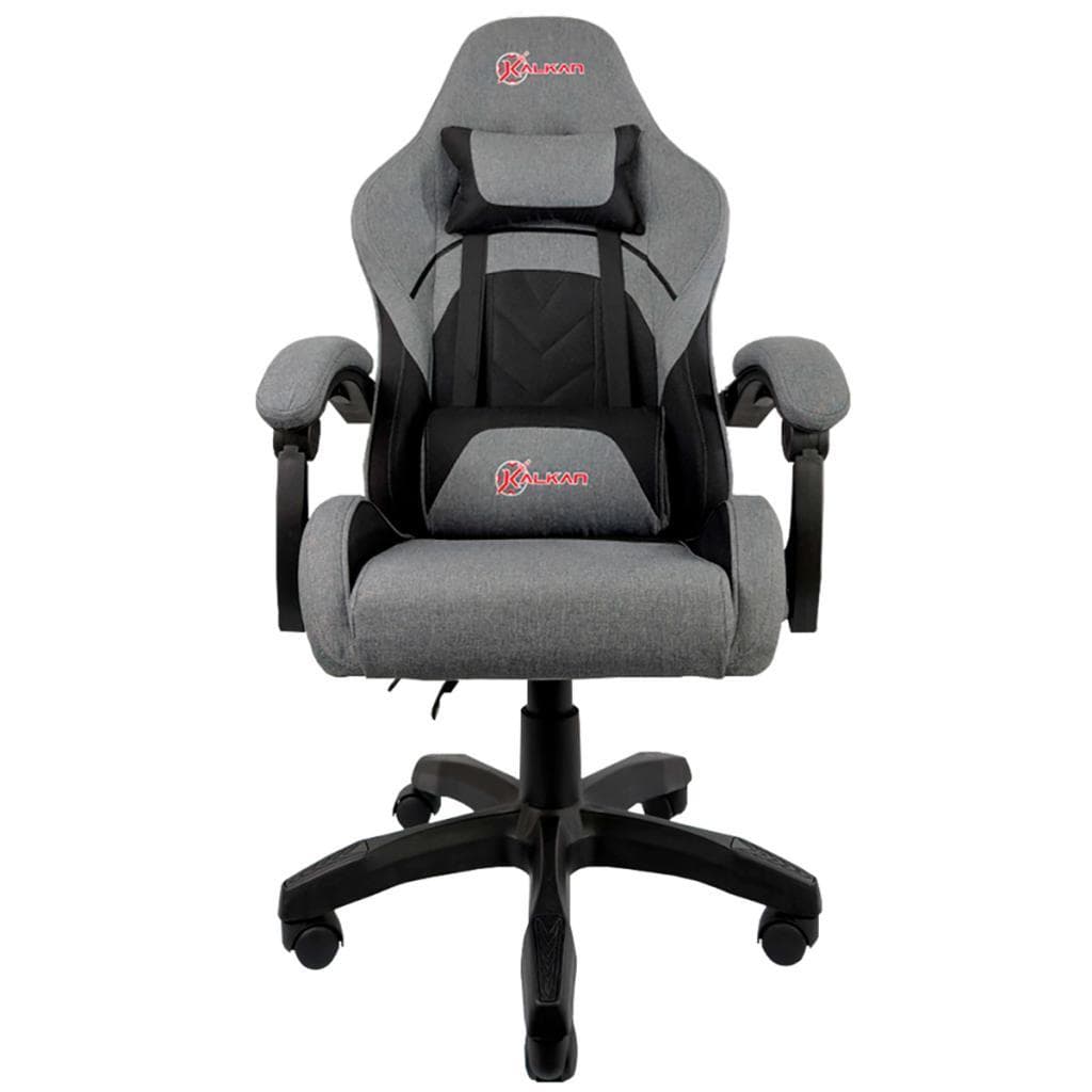 CADEIRA GAMER KALKAN ASTRI LUNAR CINZA E PRETO KLK00058