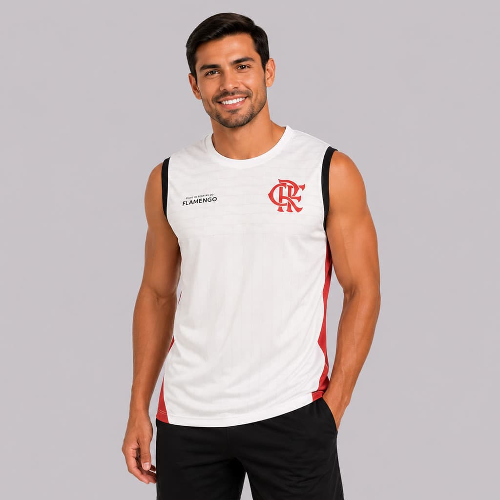 Regata Flamengo Estalo Branca