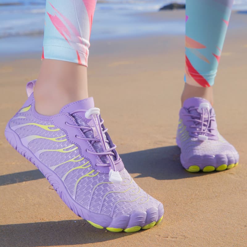 Sapatos de praia femininos à beira-mar verão ao ar livre pegar o mar antiderrapante sapatos de recife ao ar livre de sec
