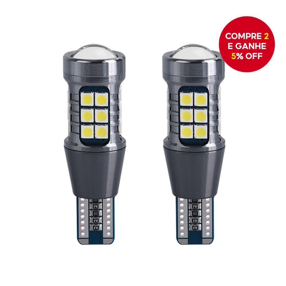 Lâmpadas LED T15 W16W Canbus Super Brilhante 3030 27SMD Luzes de Reverso para Carro