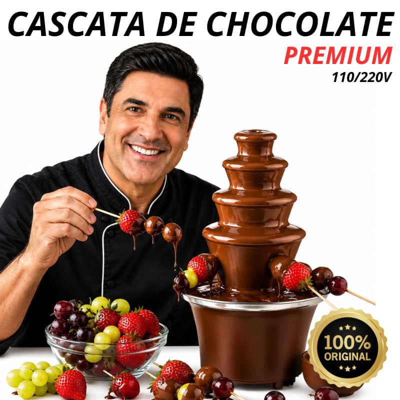 Fonte de Chocolate Panela de Fondue Mini Cascata Elétrica 110/220v Original Envio imediato