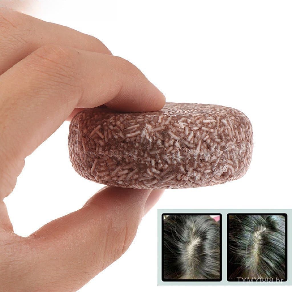 Barra de Shampoo Escurecedora para Cabelo 100% Natural/Orgânica Cuidados com os Pés