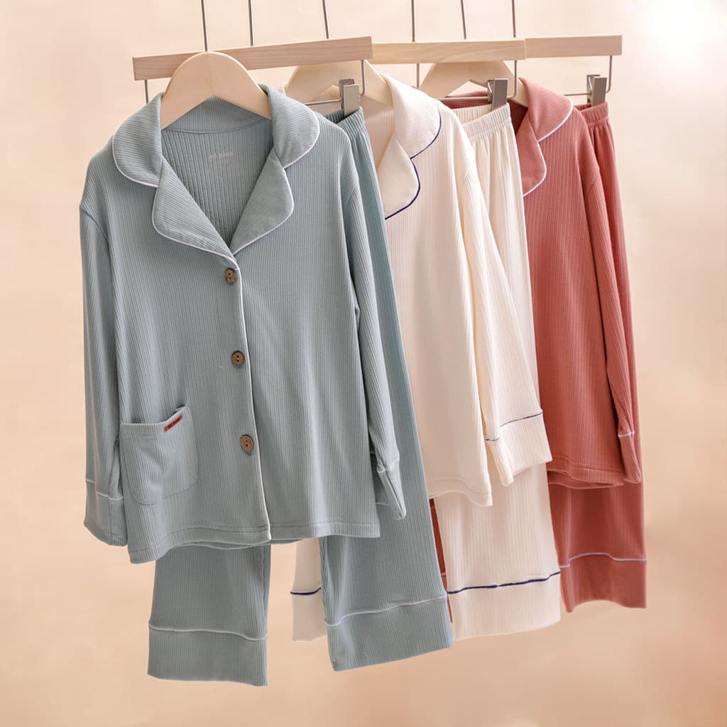 Mip mipink Guoguo crianças Hahande velo Loungewear terno quente lã de manga comprida corpo aberto médio grande pijamas i