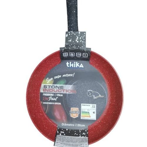 Frigideira Alumínio Antiaderente Multifuncional 26cm Facil Limpeza Duravel Cozinha Saudavel