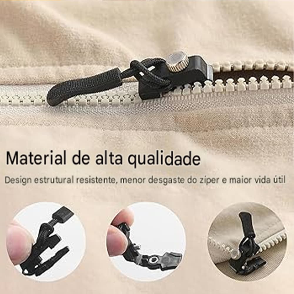 Reparador De Zíper Removível Instantâneo Com Grande