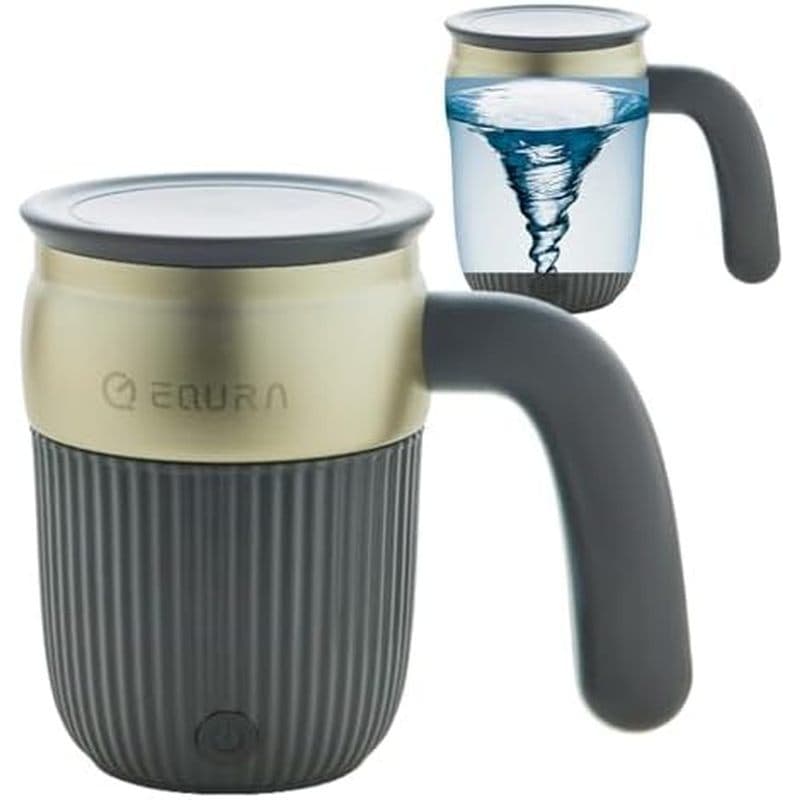 Copo liquidificador elétrico - Copo de café autoliquidificador recarregável Copo magnético de aço inoxidável com liquidi
