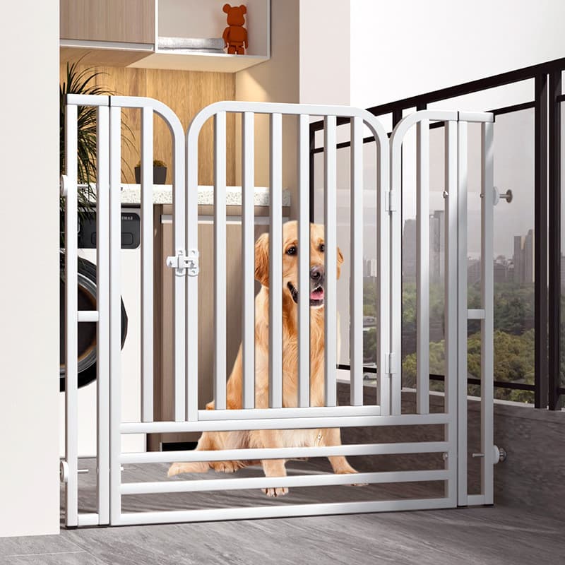 Cão Doorstop Pet cerca cerca cão gaiola pequeno médio tamanho cão Teddy Corgi isolamento porta cerca protetora