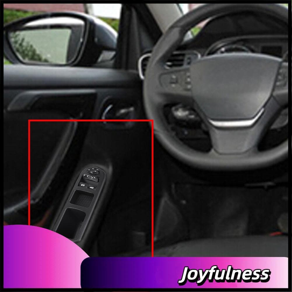 Joyfulness-br Interruptor de janela aqxreight qualidade premium controle elétrico preto para c3 207 aqxreight8g4geikpat