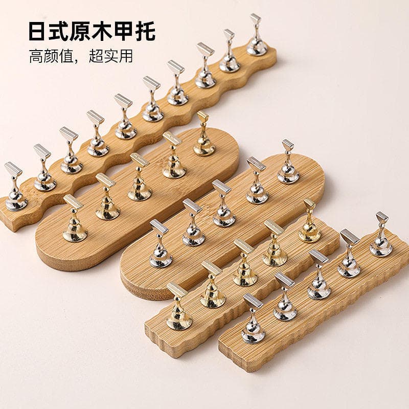 Suporte de tabuleiro de xadrez de Manicure japonês Suporte de unhas Suporte de unhas Base de acrílico Suporte de lótus S