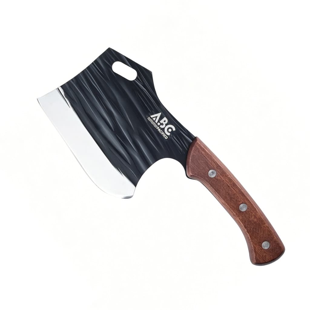 Cutelo Machado 27cm Cabo de Madeira - Faca para Cozinha Resistente