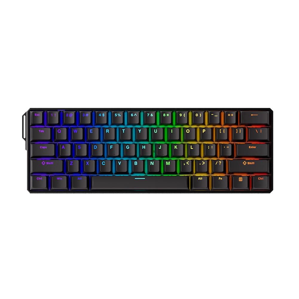 Teclado Magnético Gamer Monsgeek Fun60 Ultra TMR RGB Preto