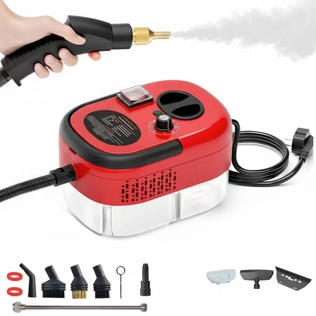 Limpador A Vapor 2500W 220v 1200ml Portátil De Máquina Limpeza Pressurizada Alta Temperatura Com Cabeças MUNDO