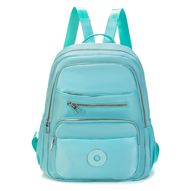 Mochila Escolar Feminina Suo Man Bag Tecido impermeável multiuso com vários bolsos minimalista 2253