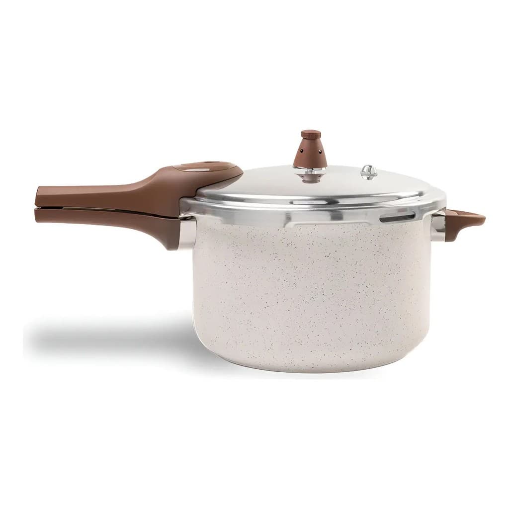 Panela de Pressão Indução Ceramic Pressure 6,8l Vanilla 4952/103 Brinox