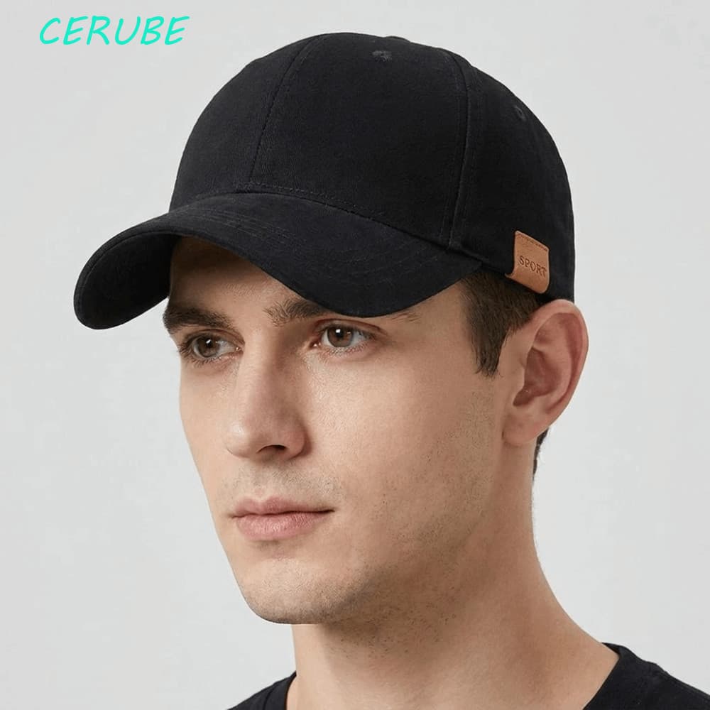Chapéu Pontiagudo De Proteção Solar CERUBE , Boné De Beisebol De Cor Sólida Seca Rapidamente , Snapback Versátil Hip Hop