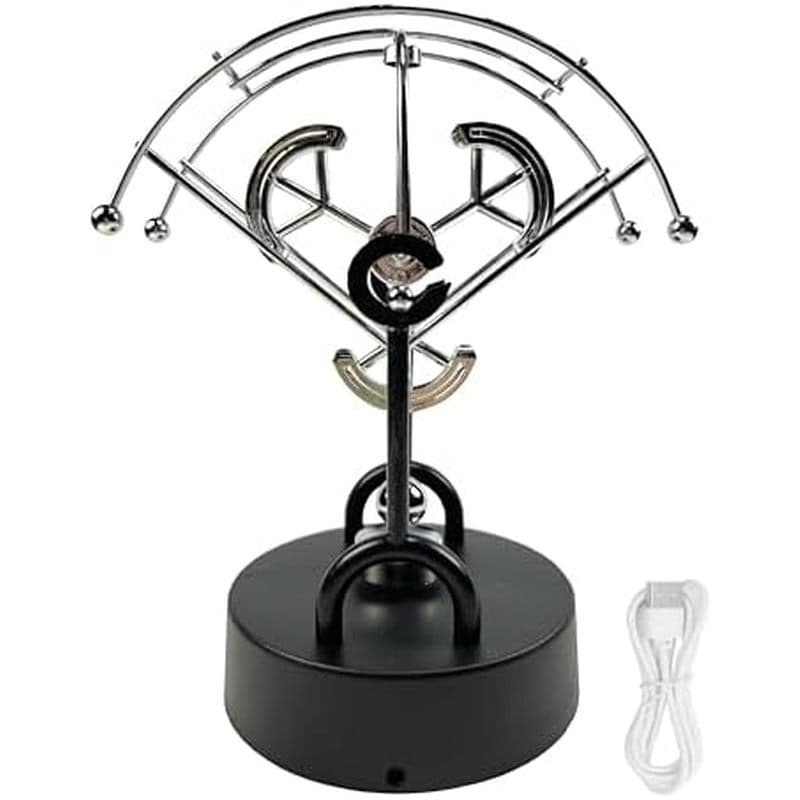 Máquina De Movimento Perpétuo Bateria Giratória Equilíbrio Eletrônico Brinquedos De Mesa De Física FN17