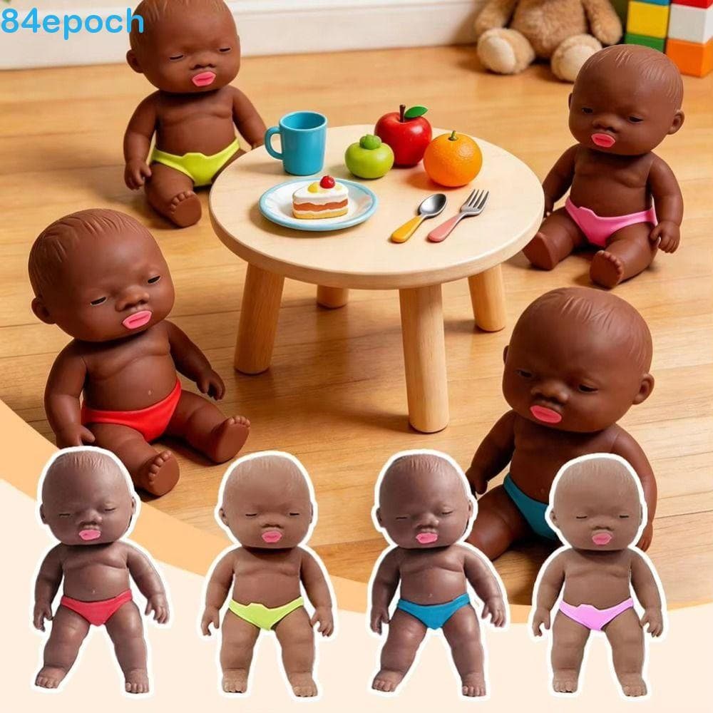 BREPOCH Espremendo Boneca Brinquedo , Siliconen Palm Reborn TPR Mini , Simulação Bebê De Recuperação Lenta
