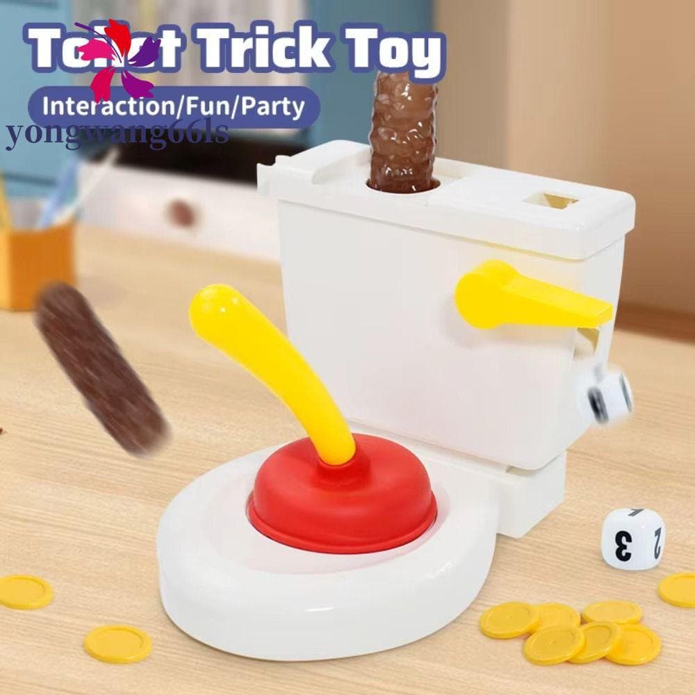 Brinquedo De Brincadeira De Descarga De Vaso Sanitário YONGWANG , Complicado De Jato De Água Com Pulverização , Dois Jog