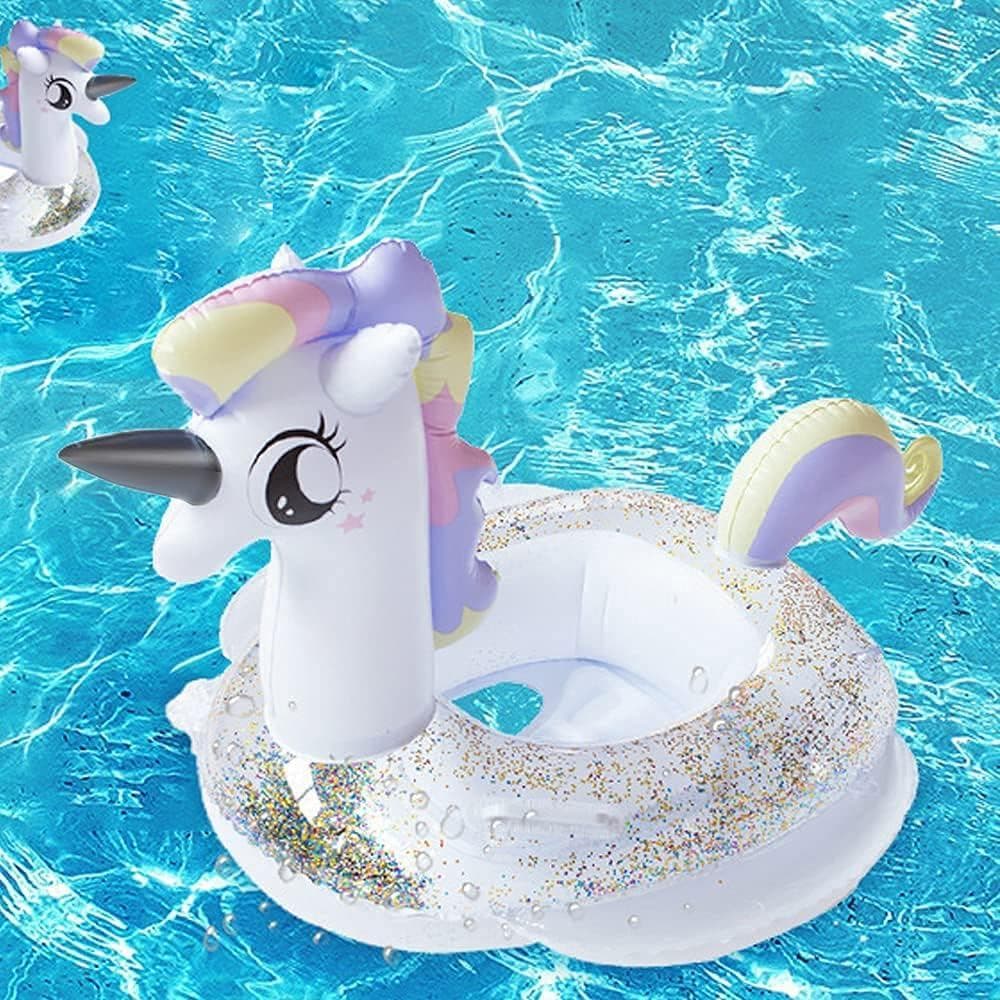 CICITOYWO Flutuadores de Piscina para Crianças, Bote Inflável para Crianças e Adultos com Alça, Brinquedos Flutuantes pa