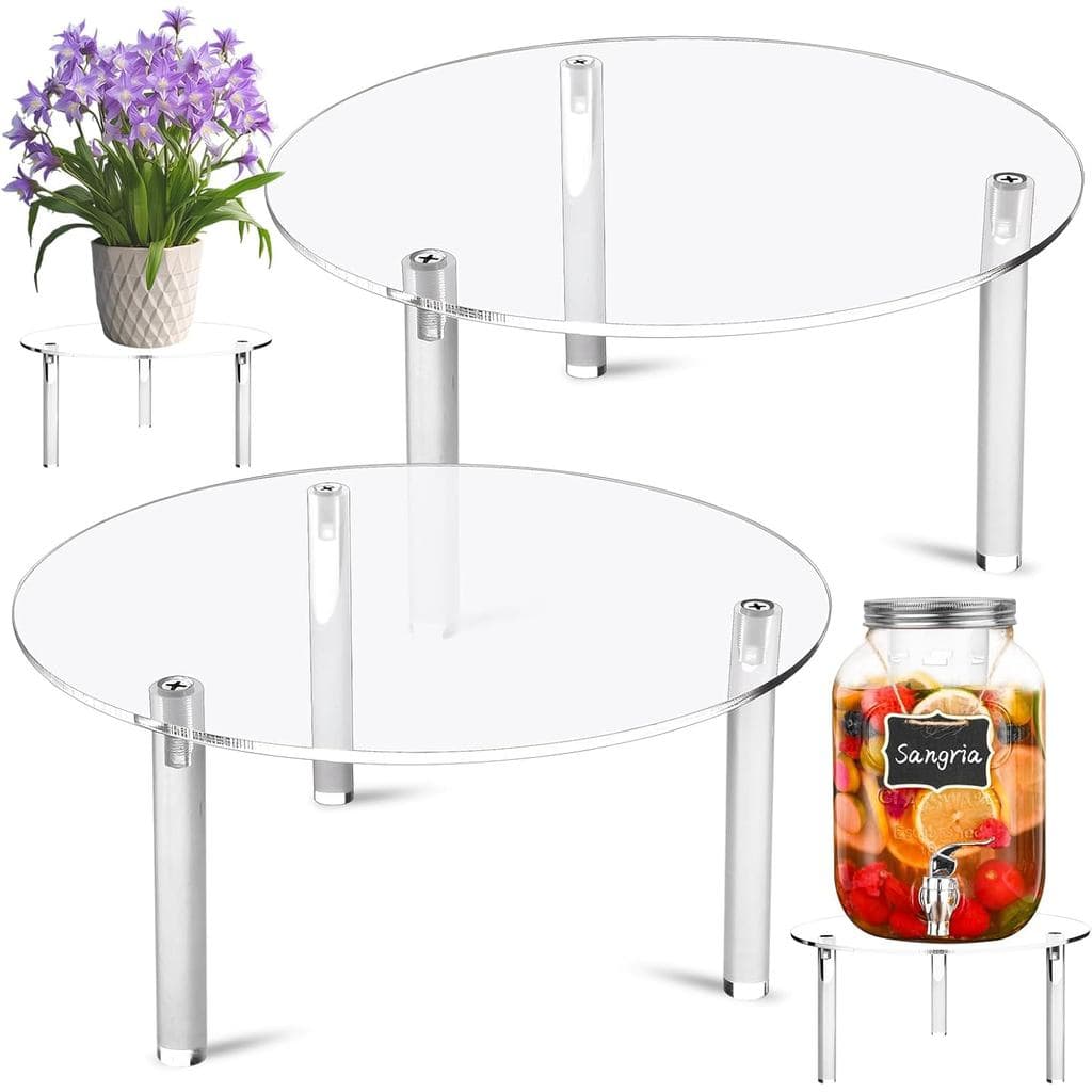2 Peças de Suporte de Acrílico para Dispensador de Bebidas, Suporte para Dispensador de Bebidas que se Ajusta a Dispensa