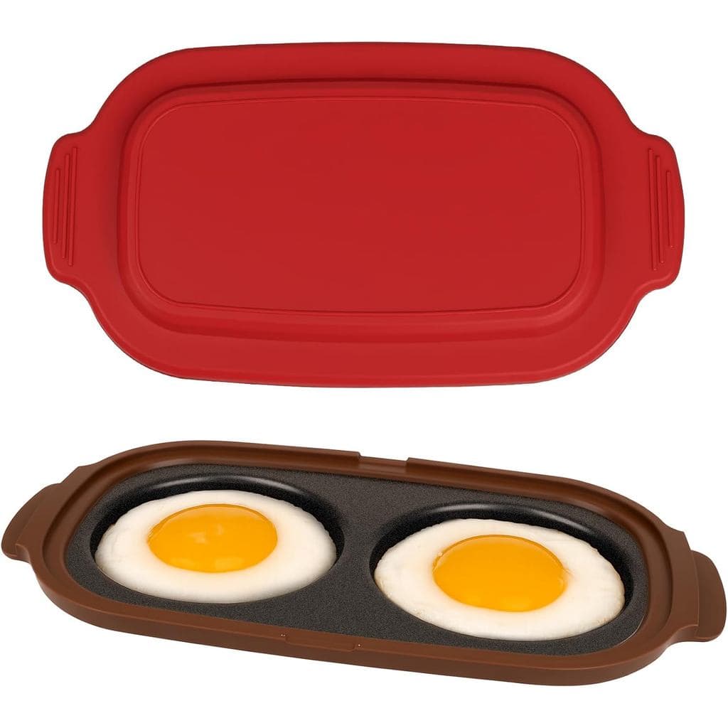 Cozedor de Ovos para Micro-ondas, Cozedor Rápido de Ovos para Café da Manhã com Tampa, Fácil de Usar e Limpar, Livre de
