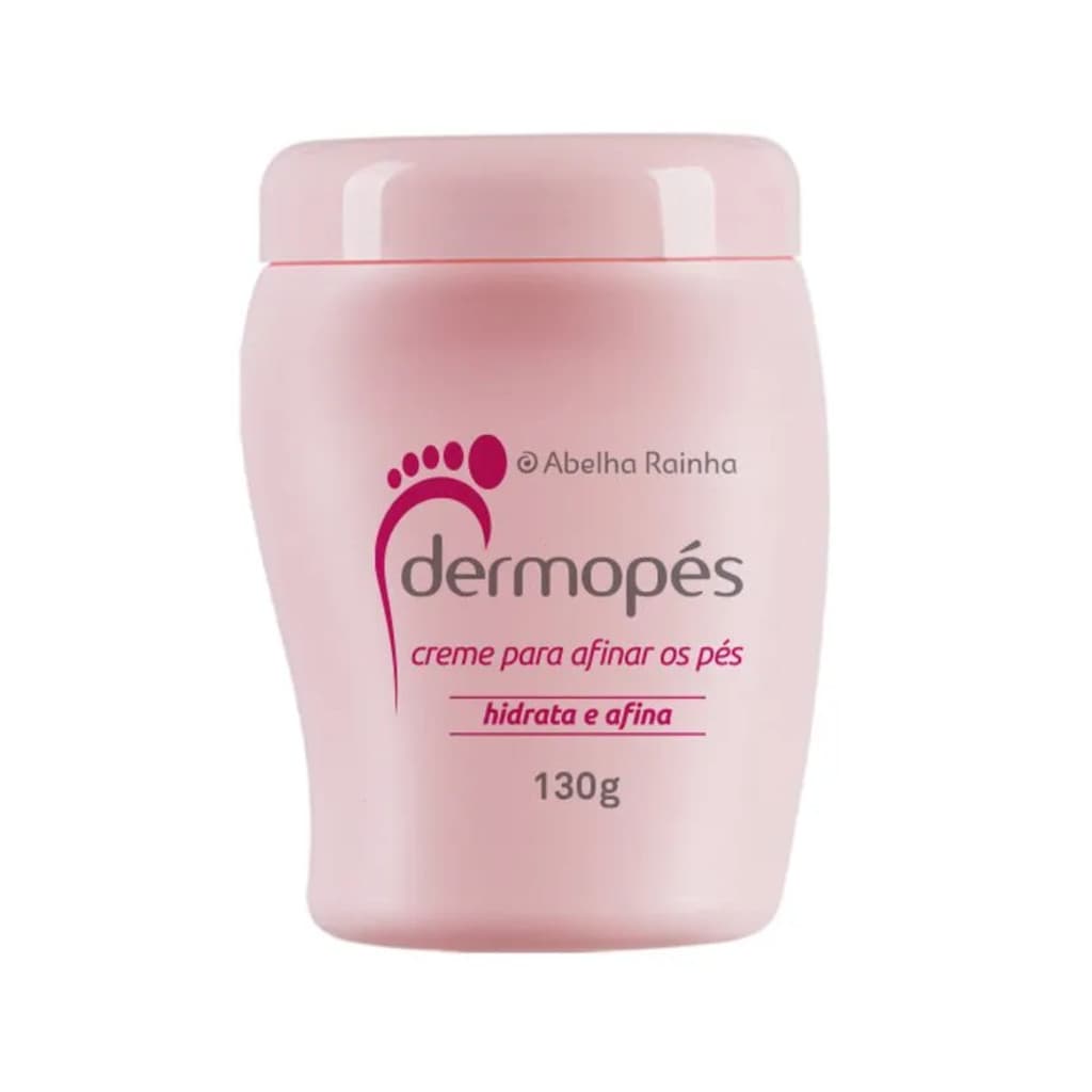 Foot Refining Cream Moisturizes and Refines Dermopés Abelha Rainha 130g