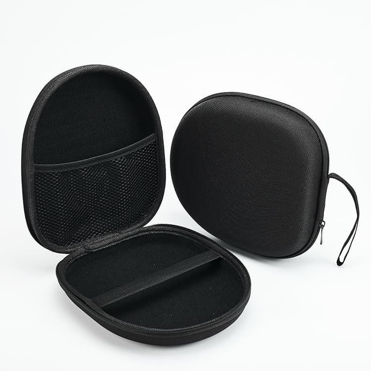 Universal Bolsa de Armazenamento Bluetooth Antishock EVA para Fone de Ouvido 21x19x6cm Cabeça Montada