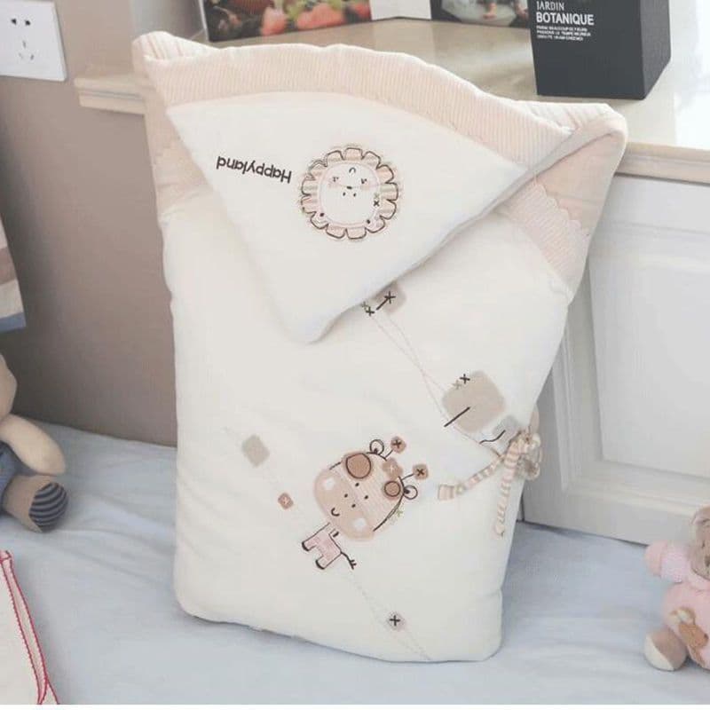 Tecnologia Hubei Chilin Co., Ltd. [Presente grátis] Colcha de bebê de algodão puro primavera outono inverno espessada co