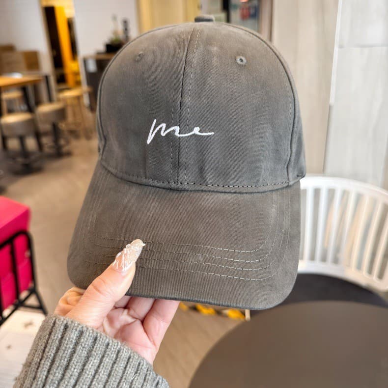 Boné de beisebol com letras bordadas, circunferência da cabeça grande, masculino e feminino, boné superior aprofundado,