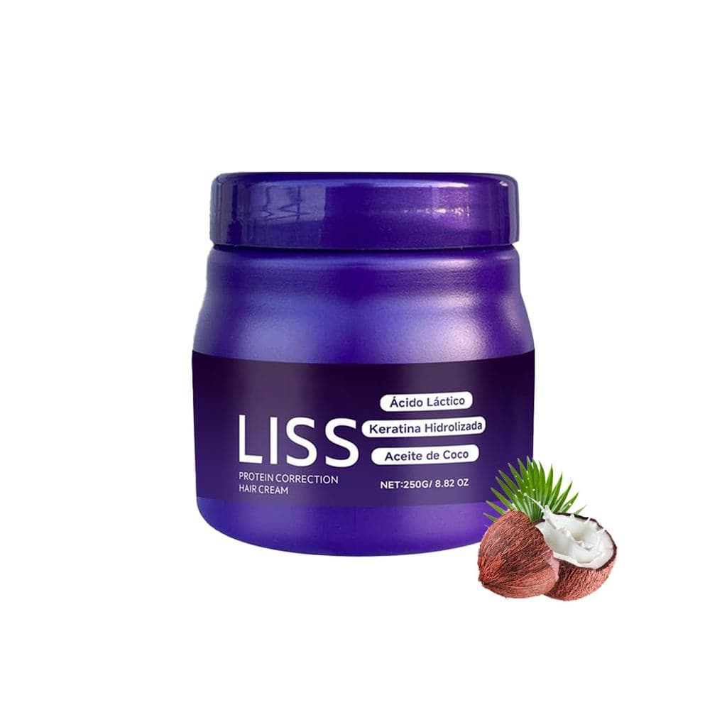 Liss Alisamento, Creme Alisante, Alisamento Capilar Sem Formol, Liss Queratina, Sedosidade Natural do Cabelo 1 unidade D