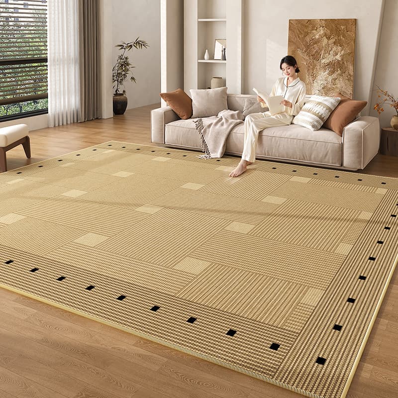 Tapete sala de estar 2025 novo estilo quarto pequeno Layout quente quarto cobertor cabeceira descartável pode limpar gra