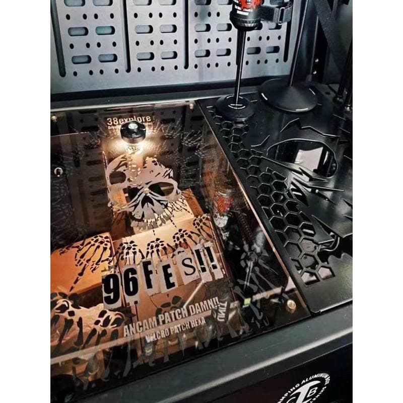 Placa de unidade de expansão igt para acampamento, acessórios para lâmpada gz, placa de mesa acrílica luminosa, leve, ab