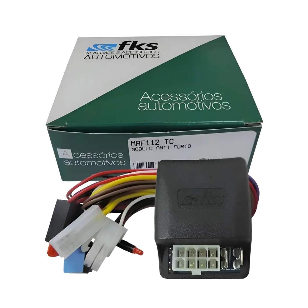 Bloqueador Veicular Antifurto Universal c/ com saída para Sirene MAF112 TC FKS - 30802034