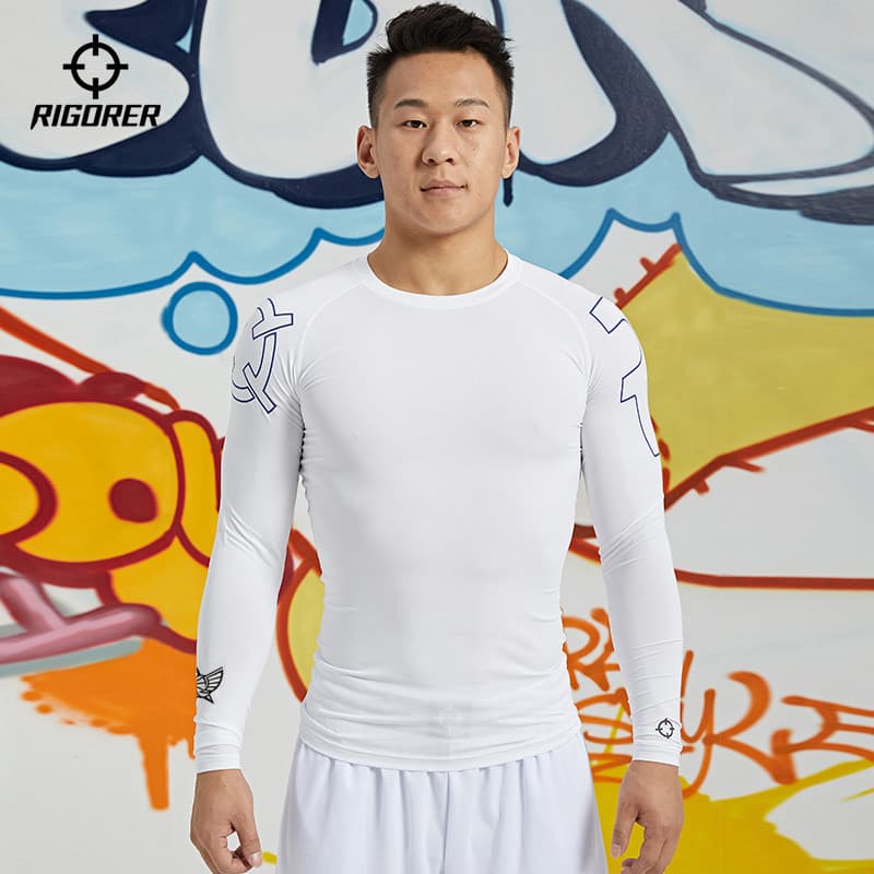Roupas de Fitness padrão masculinas basquete apertado roupas de treinamento esportes topos alta elástica correndo compre
