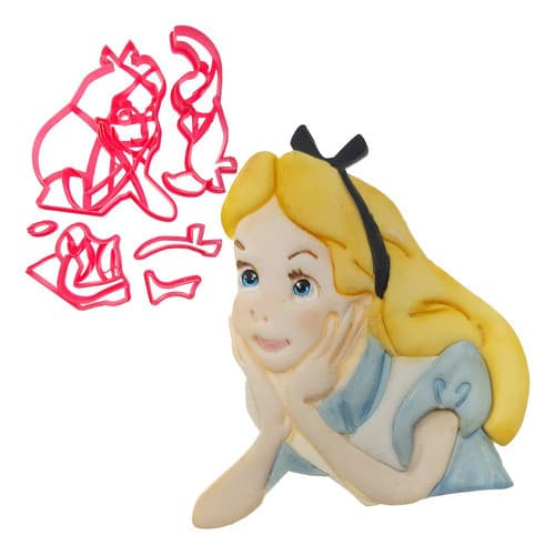 Cortador De Biscoito Alice País Maravilhas Pasta Americana