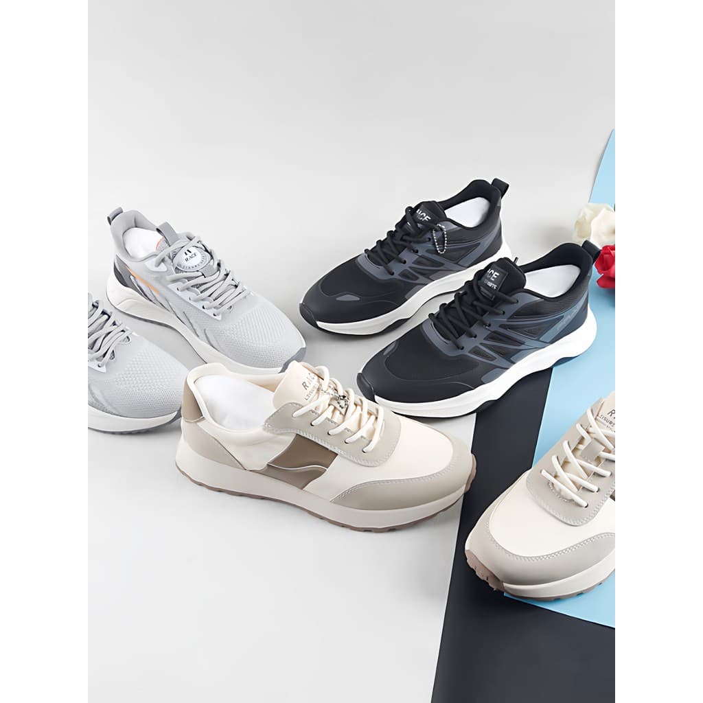 HL42191 série mar masculino Casual esportes malha tênis correndo Jogging Ultra-leve antiderrapante All-Match respirável