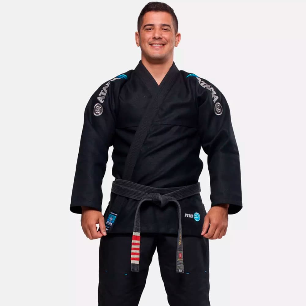 Kimono Jiu Jitsu Atama Mundial 10 Preto Unissex