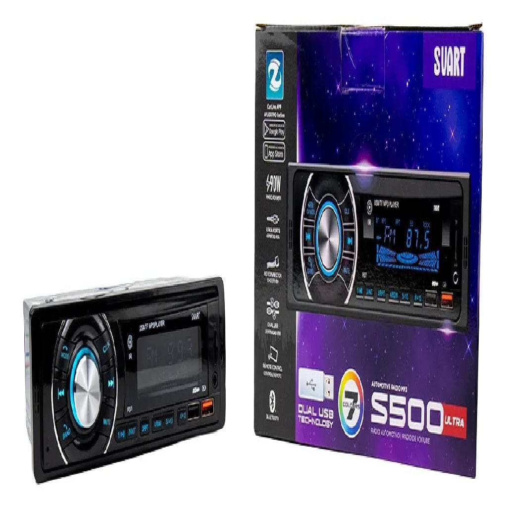 Radio Svart  12v S500 Ultra