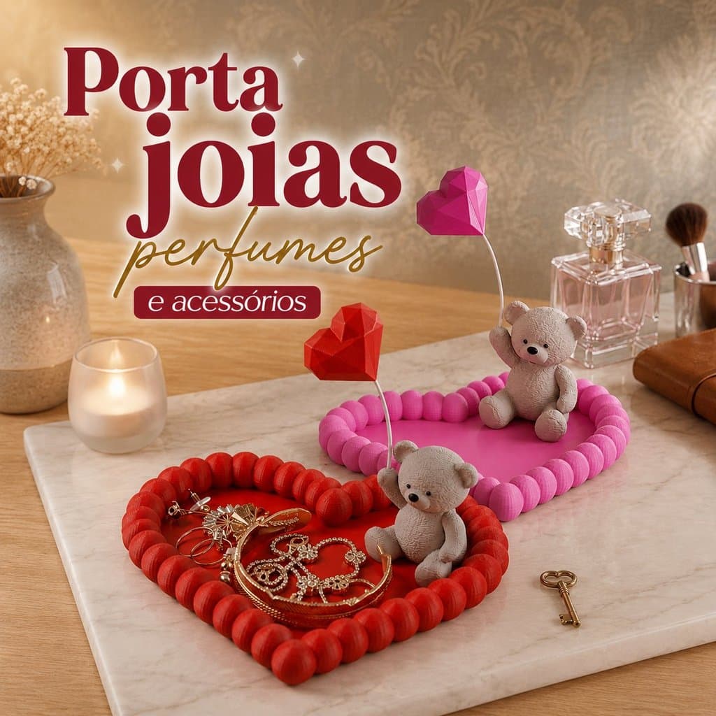 Porta Joias ou porta treco decoraçao de mesa pequenos Objetos Presentes e Aniversário