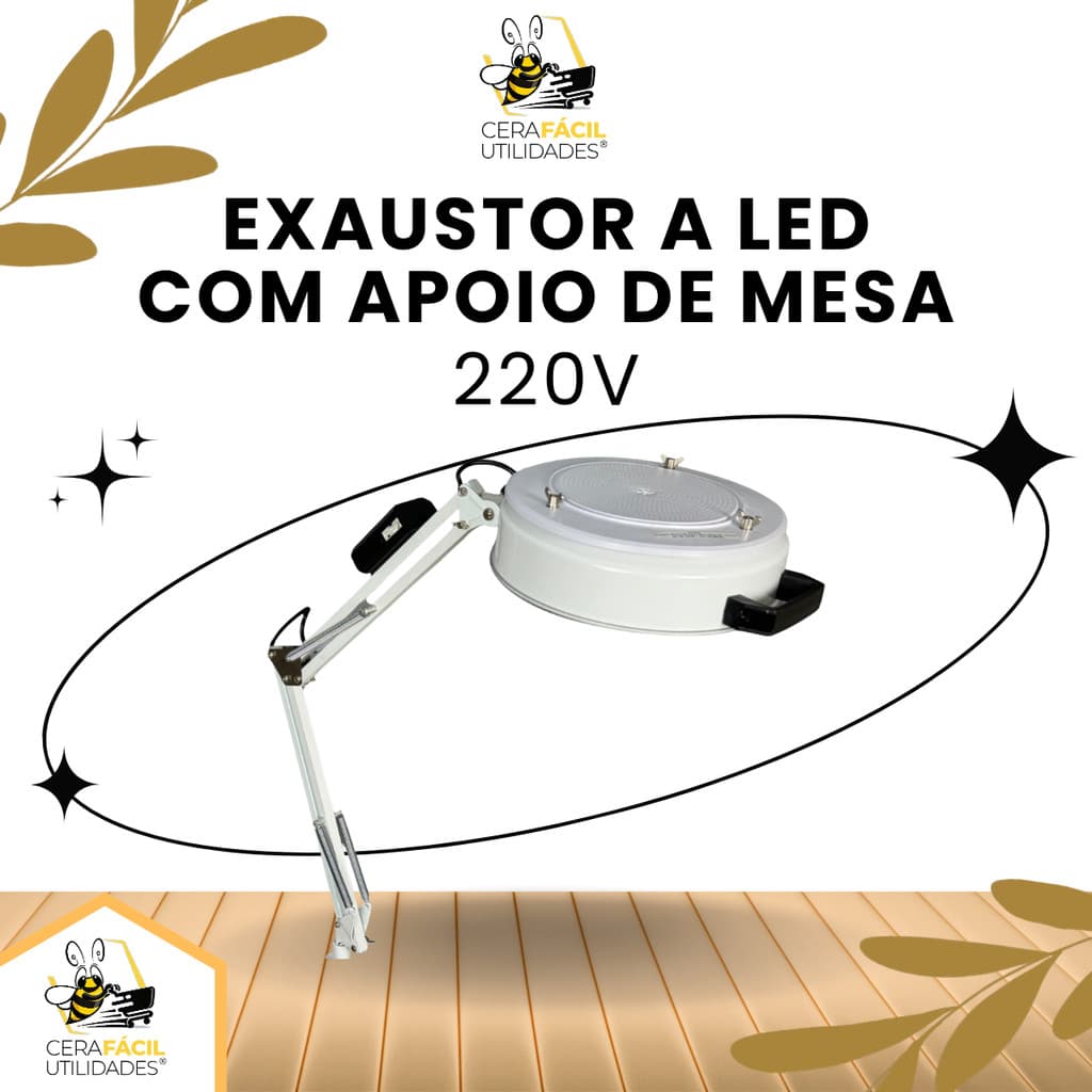 Exaustor led com apoio 220v  Estek