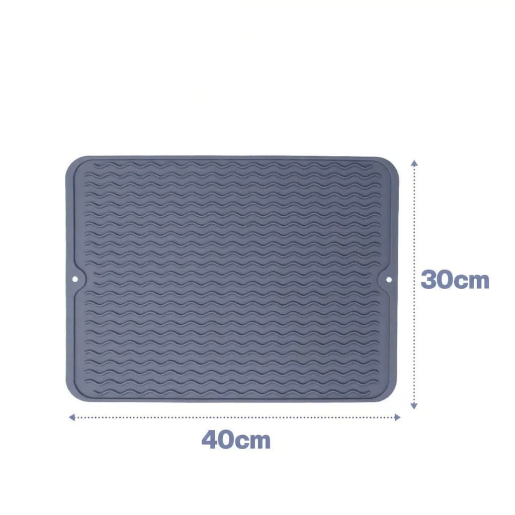 Tapete Escorredor De Louça Em Silicone Pia Cozinha 40x30cm