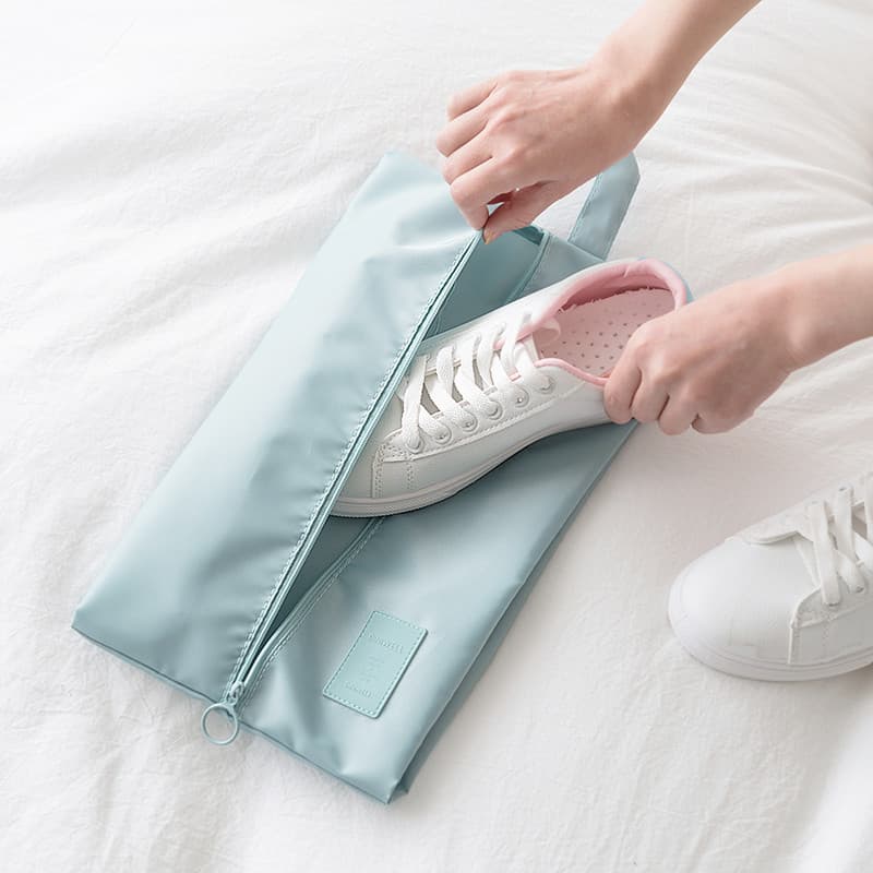 Saco de sapato de viagem saco de armazenamento de sapato à prova dwaterproof água saco de sapato roupas esportivas capa