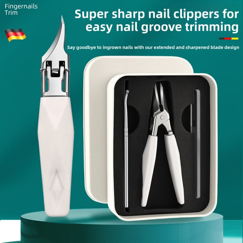 Cortador de unhas novo estilo Super afiado Olecranon clippers Diagonal cortador de unhas grande abertura Anti-respingo c