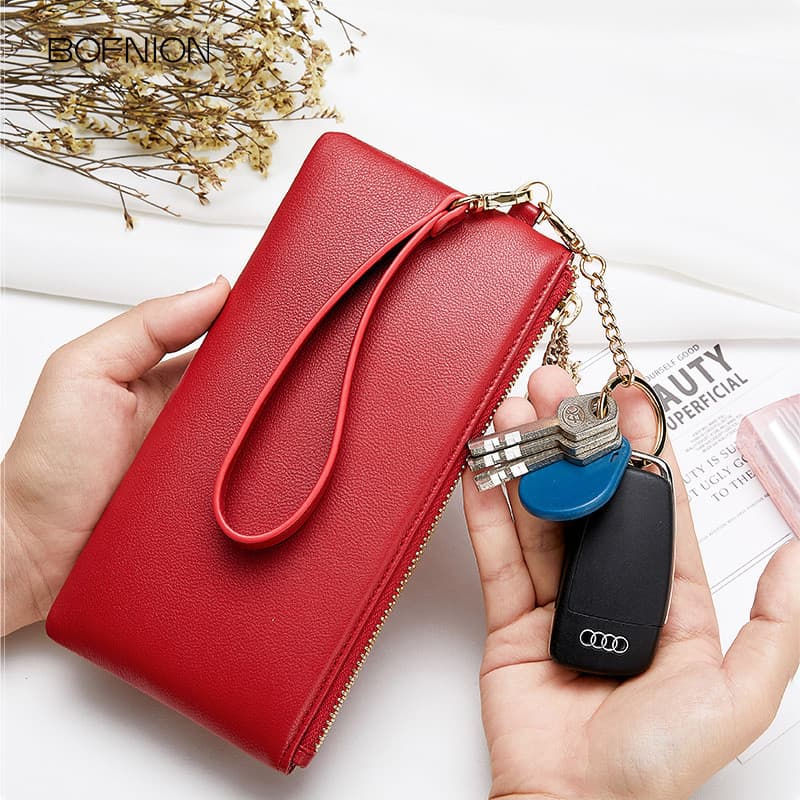 Pele de carneiro saco do telefone móvel feminino embreagem pulso saco chave do telefone móvel bolsa moeda Mini pequeno s