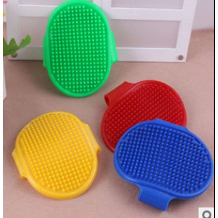 Escova de banho para cães, escova de massagem para banho de animais de estimação, tipo palma, escova de banho para cães,