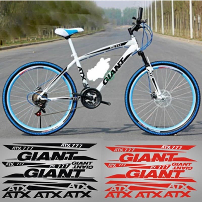 Sonho arte adesivos de bicicleta estrada Mountain bike quadro adesivos gigante ATX777 bicicleta única