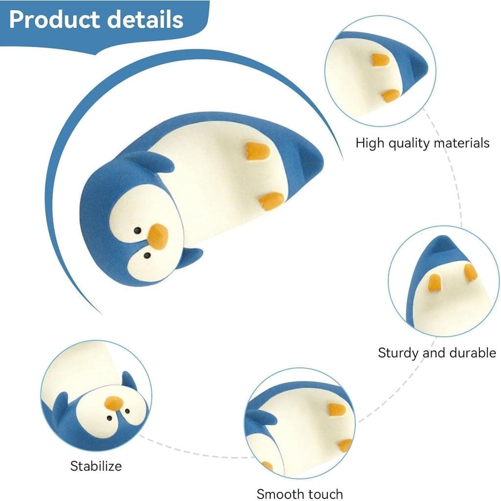 Suporte Para Telefone Celular Cyrank , Smartphone De Animal Fofo Pinguim Decoração De Escritório Doméstico Fofa Acessóri