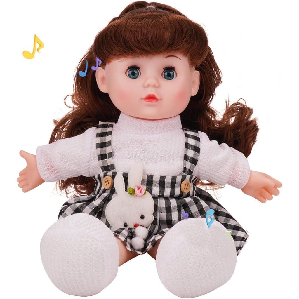 Bonecas Interativas de 13”, Boneca Bebê com Rosto Sorridente, Corpo Macio e Olhos que Abrem/Fecham, Bonecas Realistas co